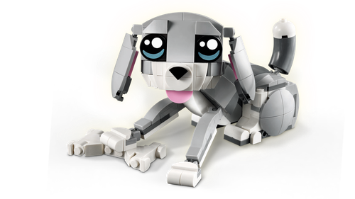 LEGO Creator 3w1 Psotny kot Ruchoma psa Uroczy gołąb 31163 na Arena.pl