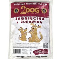 2Dog Przysmak treserski  dla psa Jagnięcina z żurawiną 200g