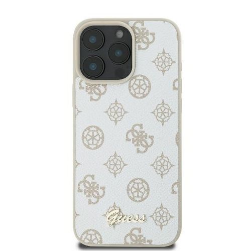 Guess GUHMP16LPGPYSH iPhone 16 Pro 6.3" biały/white hardcase Peony Script na Arena.pl