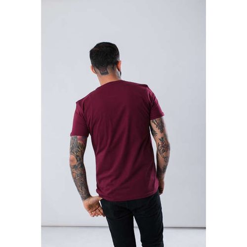 Alpha Industries BASIC T SHIRT 184 BURGUNDY na Arena.pl