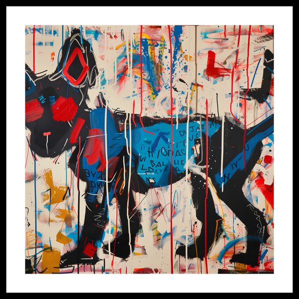 Plakat 60x60cm Miejski Pies zdjęcie 3