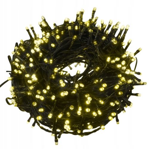 LAMPKI CHOINKOWE 500 LED ZEWNĘTRZNE WEWNĘTRZNE ŚWIATEŁKA IP44 CIEPŁA na Arena.pl