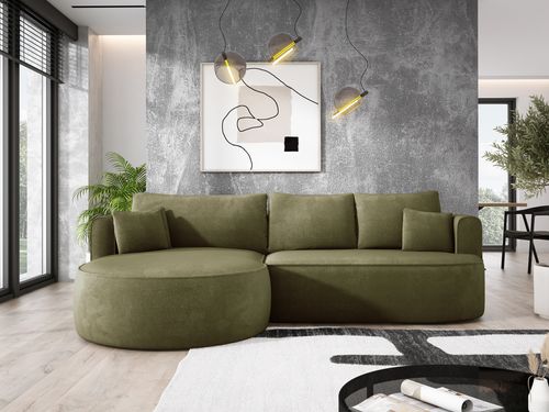 Nowoczesny rozkładany narożnik FIORE z funkcją spania Lewy MEMPHIS 11 na Arena.pl