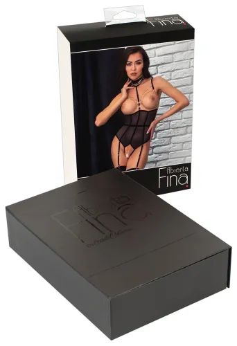 abierta fina body s z ozdobną biżuterią rożowe złoto, regulowane paski na Arena.pl