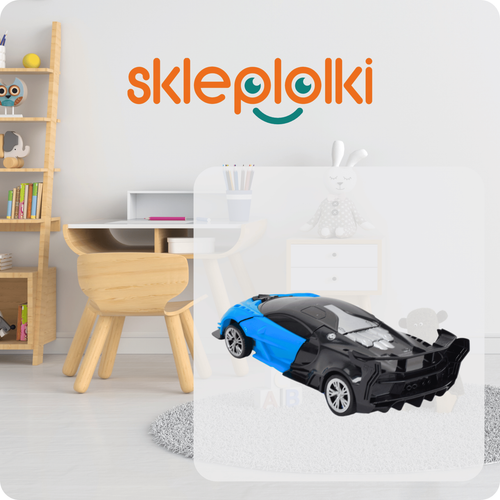 Auto Transformer Zdalnie Sterowane Robot Samochód  2w1 Na Pilot Akumulator na Arena.pl