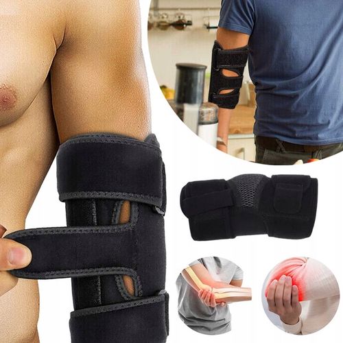 OCHRANIACZE ŁOKCI WSPARCIE ŁOKCIA ANTYPOŚLIZGOWA OPASKA UCISKOWA NA ŁOKIEĆ na Arena.pl