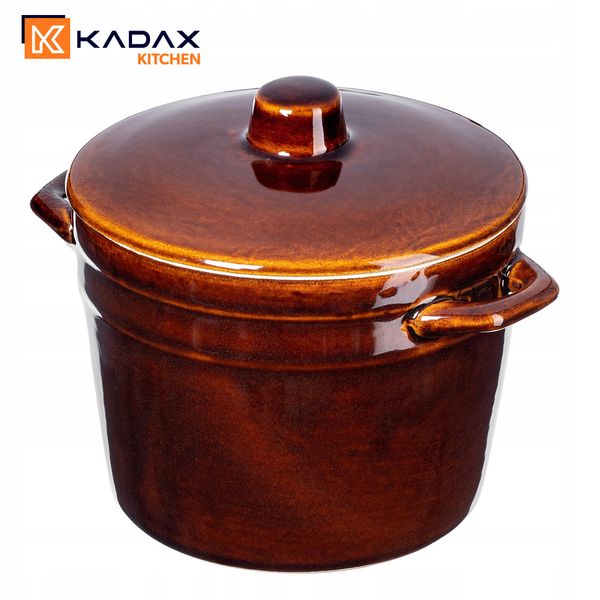 Kadax Garnek Kamionka do Kiszenia Na Smalec 2,5L zdjęcie 6