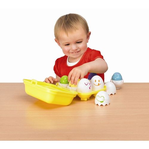 TOMY WESOŁE JAJECZKA JAJKA Z DŹWIĘKIEM sorter dla malucha na Arena.pl