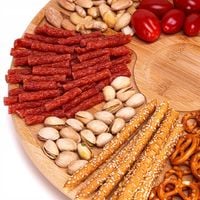 DESKA OBROTOWA DO SERWOWANIA SERÓW PRZEKĄSEK PRZYSTAWEK PATERA 4 KOMORY