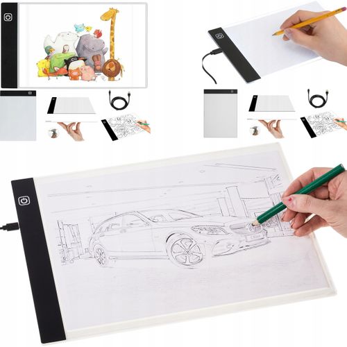 DESKA KRESLARSKA LED A4 na Arena.pl