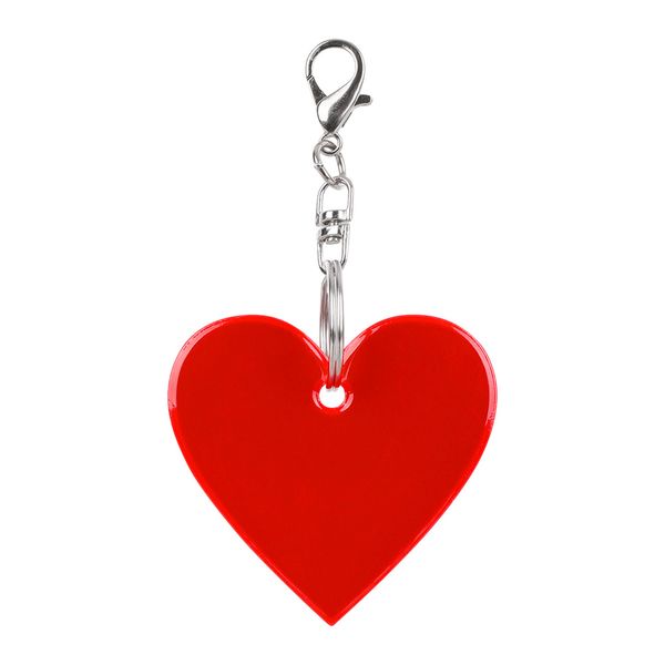 Brelok odblaskowy UPOMINKARNIA Affection 10 szt Czerwony zdjęcie 1