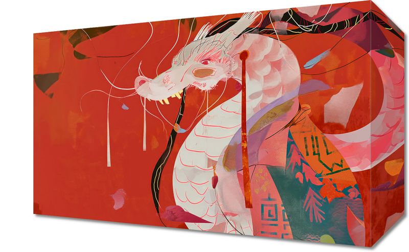 Obraz 30x20cm Orientacyjny Smok zdjęcie 1