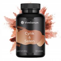 CYNK & SELEN - Odporność, zdrowa skóra, włosy i paznokcie - 120 tabletek