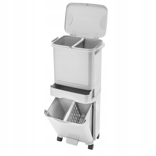 Kosz do Segregacji Śmieci Odpadów Domowy Kubeł na Śmieci do Kuchni Kółka na Arena.pl