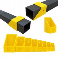 WZORNIK SZABLON do profili 20-60mm do cięcia pod kątem 45°i 90° 8w1