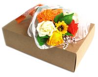 POMARAŃCZOWY BUKIET MYDLANY W PUDEŁKU