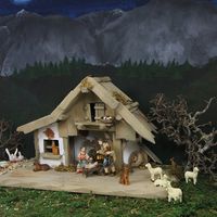 Wysuszony MECH NATURALNY na płycie ARKUSZ do dekoracji Szopki - 40 x 90cm