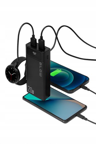 POWERBANK 20000 mAh 22,5W POWER BANK QC PD USB-C SZYBKI BEZPIECZNY POJEMNY na Arena.pl