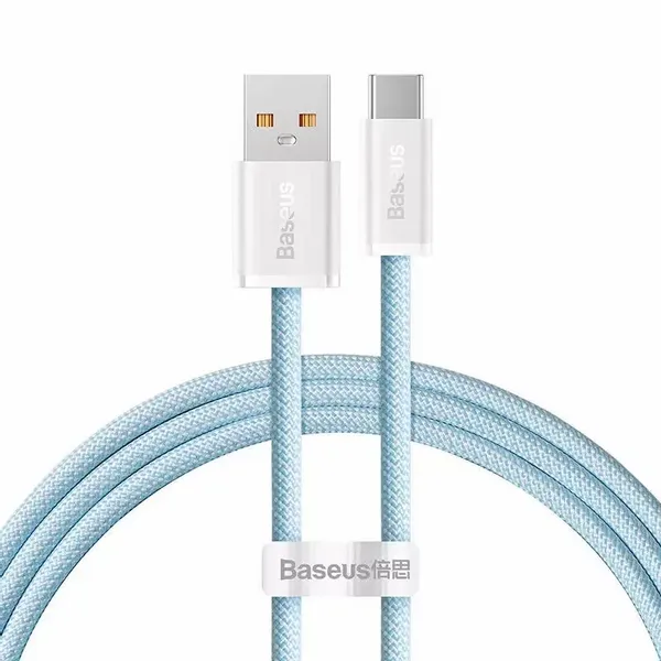 Kabel USB do USB-C Baseus Dynamic Series, 100W, 1m (niebieski) zdjęcie 1