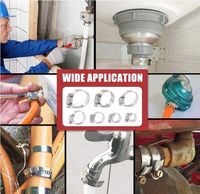 opaski zaciskowe śr.8-38mm 60 szt. stal nierdzewna