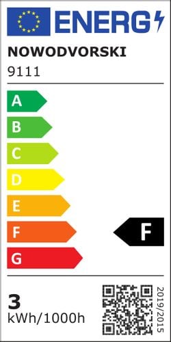 Sufitowy downlight zewnętrzny EDESA 9111 LED 3W 3000K spot biała tuba na Arena.pl