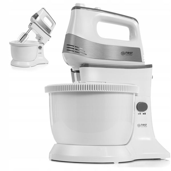 MIKSER KUCHENNY Z MISĄ OBROTOWĄ RĘCZNY FIRST AUSTRIA 500W zdjęcie 1