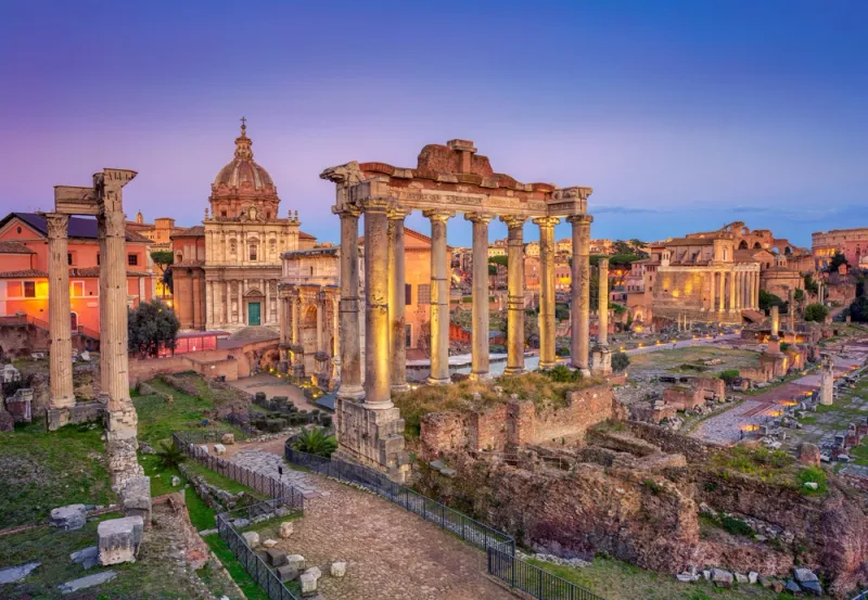 Puzzle 1000 elementów. Forum Romanum, Rzym zdjęcie 2