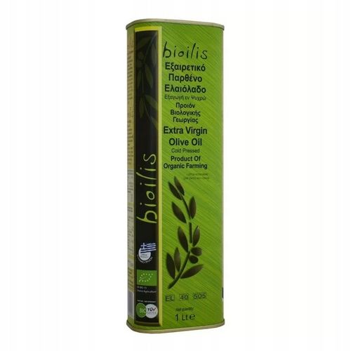 BIO Oliwa z oliwek extra virgin GRECJA puszka 1 l Bioilis na Arena.pl