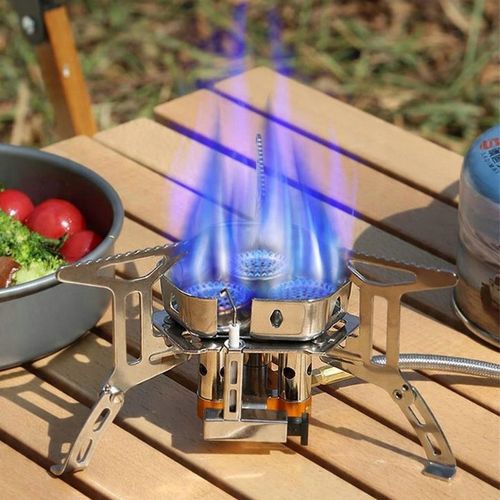 Doskonała MINI kuchenka turystyczna gazowa na kartusze z adapterem 5800W na Arena.pl