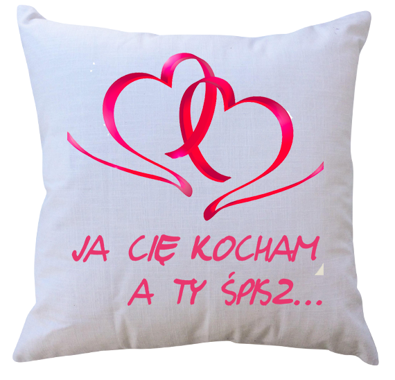 Poduszka Kocham Cię zdjęcie 1