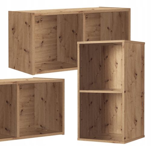 Regał półka organizer pojemnik stojak na płyty winylowe segregatory Cubo 2 na Arena.pl