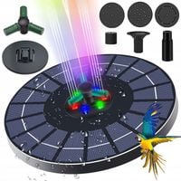Fontanna solarna pływająca 16 cm LED RGB do oczka wodnego stawu ogrodowego