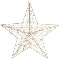 Ozdoby Swiateczne GWIAZDA LED na CHOINKĘ Boże Narodzenie DUŻA 40CM