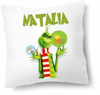 Poduszka GRINCH na prezent Święta + IMIĘ 40x40 cm