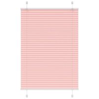 Roleta plisowana różowa 85x100 cm Szerokość tkaniny 84,4 cm
