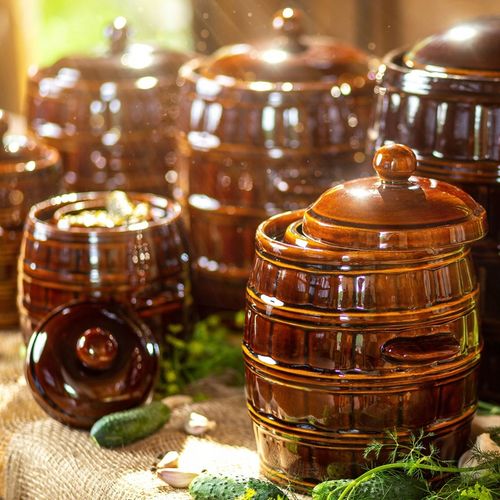 BECZKA KAMIONKA 12L GARNEK DO KISZENIA OGÓRKÓW KAPUSTY Z KOŁNIERZEM na Arena.pl