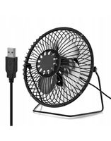 WENTYLATOR WIATRAK BIURKOWY NA BIURKO WIATRAK STOŁOWY NA USB CHŁODZENIE
