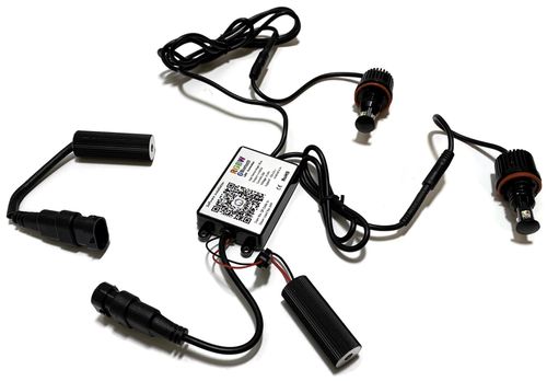 RGBW RINGI LED MARKERY BMW E60 E90 E92 F01 E70 H8 na Arena.pl