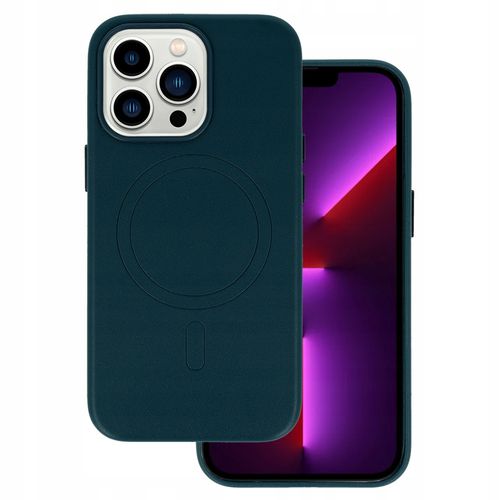 Etui Plecki MagSafe Leather Case do Iphone 15 Pro Max Granatowy na Arena.pl