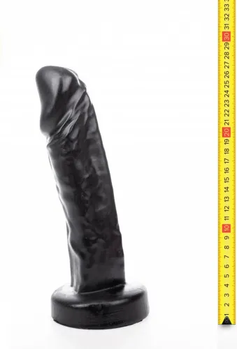 hung system beefcake 27 cm - model anatomiczny z systemem mocowania, czarny na Arena.pl