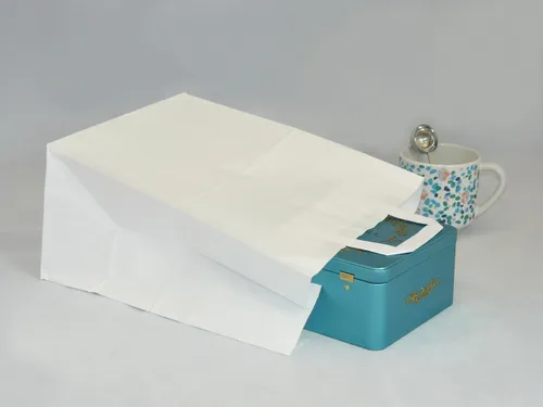 Torba papierowa biała 22 x 11 x 31 cm na Arena.pl