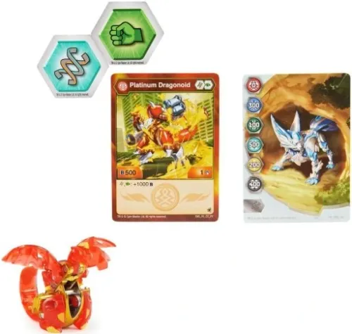 BAKUGAN EVOLUTIONS PLATINUM PYRUS DRAGONOID na Arena.pl