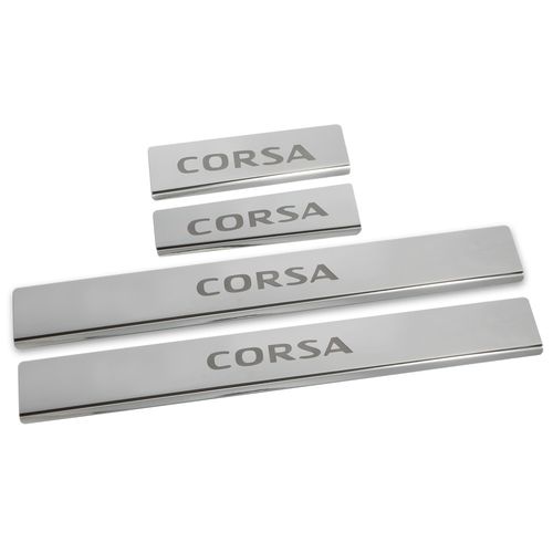 Listwa progowa OPEL/VAUXHALL CORSA E Stal nierdzewna 304 połysk 4szt na Arena.pl