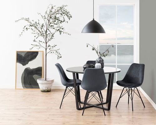 Krzesło Eris VIC szare tapicerowane na Arena.pl