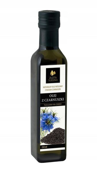 Olej z czarnuszki 250ml zimnotłoczony 100% świeży niefiltrowany naturalny zdjęcie 2