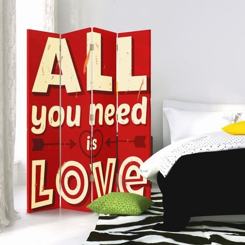 Parawan ozdobny, Love 145x180 na Arena.pl