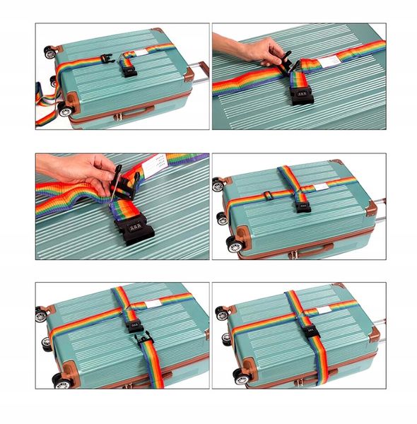 Pas Do Bagażu Walizki Torby Spinający Podróżny Kod zdjęcie 14