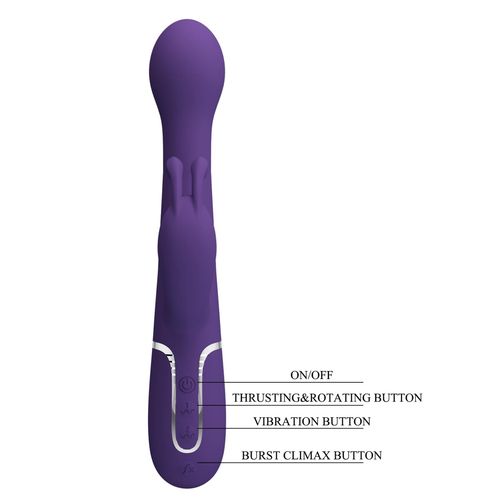 Pretty Love - Dejon Dark Purple, 7 Vibration Functions 4 Thrusting Settings na Arena.pl