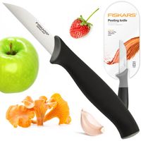 FISKARS NÓŻ NOŻYK DO OBIERANIA KROJENIA SKROBANIA WARZYW OWOCÓW OSTRY 7cm