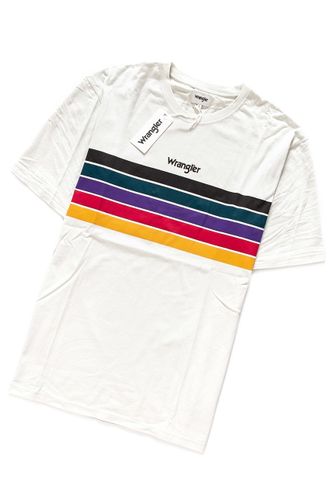 WRANGLER SS RAINBOW TEE CLOUD BLUE W7B3FGB03 S na Arena.pl
